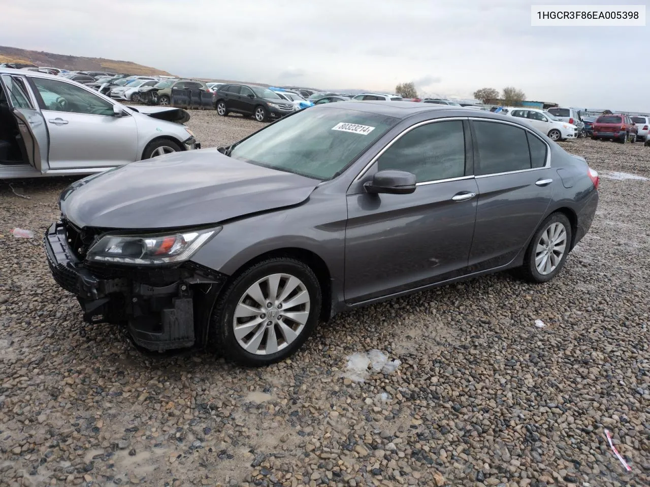 2014 Honda Accord Exl VIN: 1HGCR3F86EA005398 Lot: 80323214