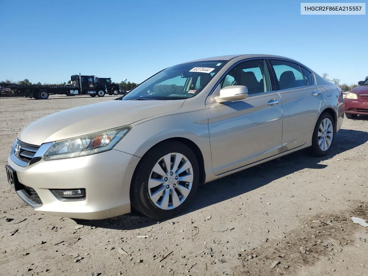 2014 Honda Accord Exl VIN: 1HGCR2F86EA215557 Lot: 80370444