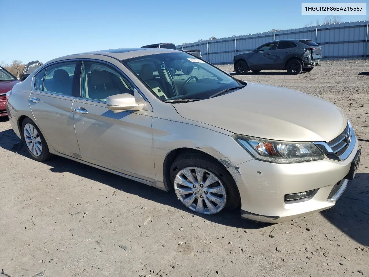 2014 Honda Accord Exl VIN: 1HGCR2F86EA215557 Lot: 80370444