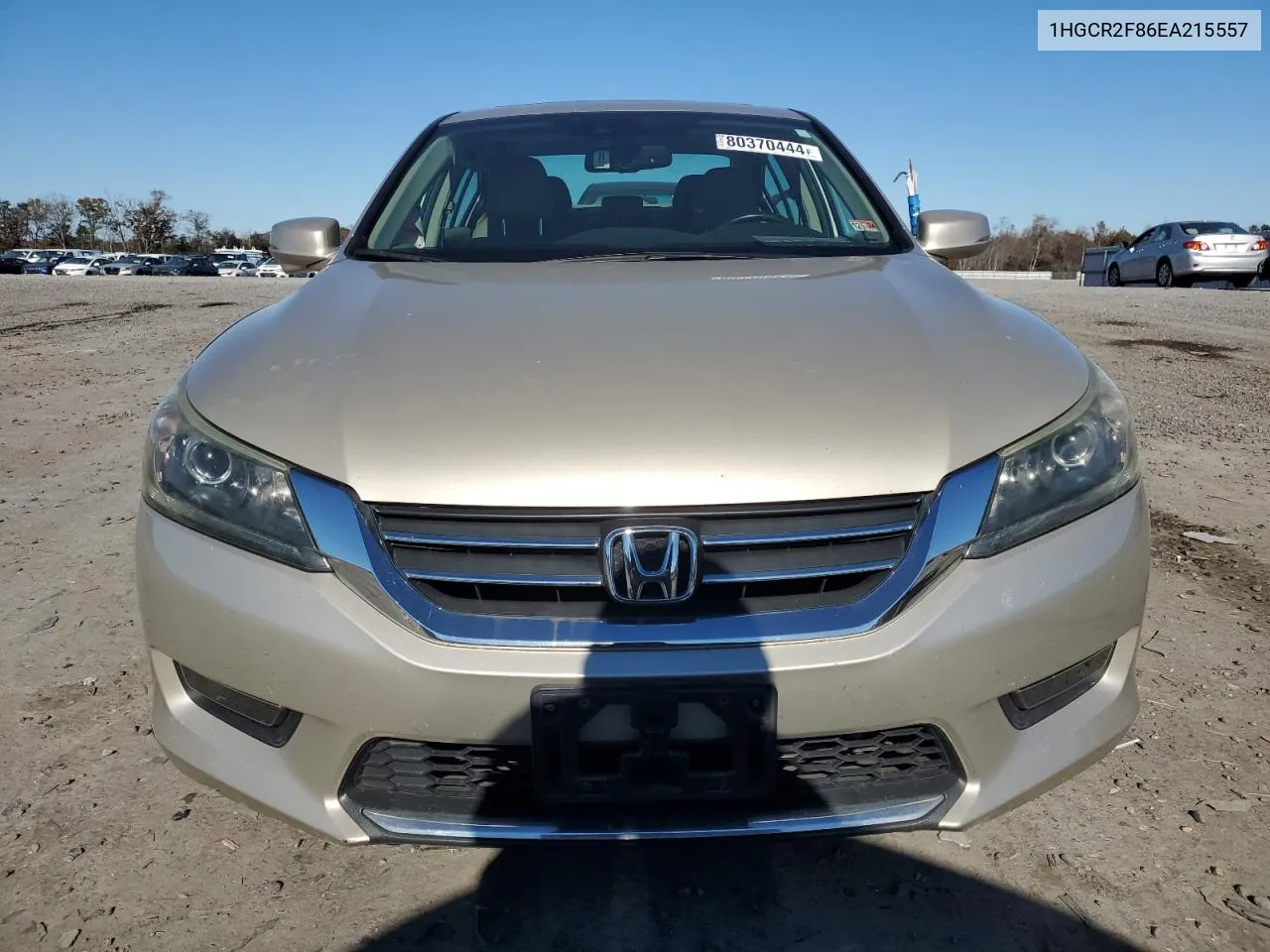 2014 Honda Accord Exl VIN: 1HGCR2F86EA215557 Lot: 80370444