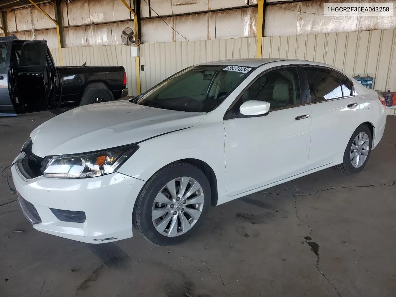 2014 Honda Accord Lx VIN: 1HGCR2F36EA043258 Lot: 80571204