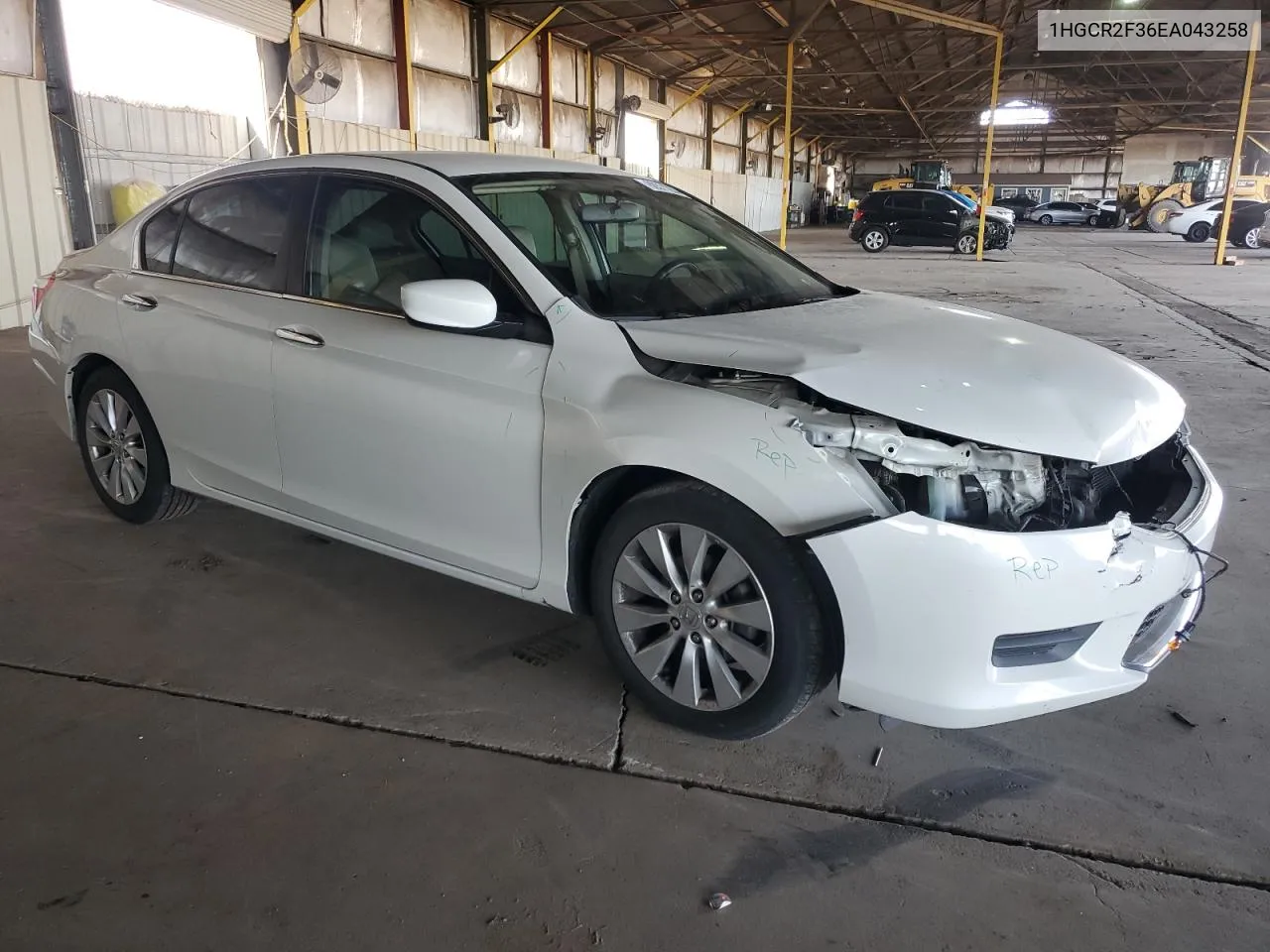 2014 Honda Accord Lx VIN: 1HGCR2F36EA043258 Lot: 80571204