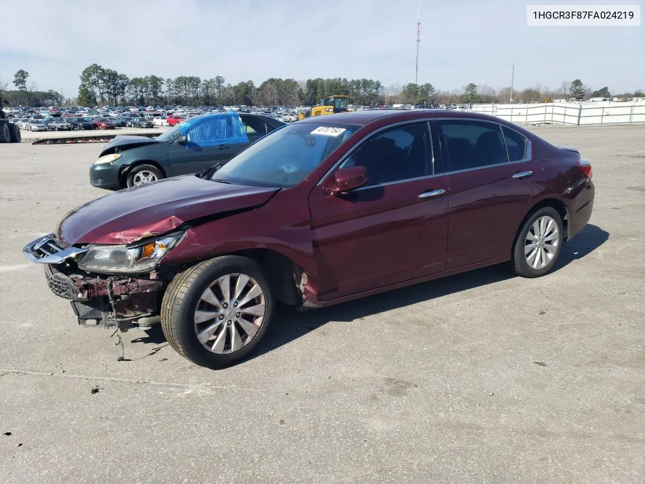 2015 Honda Accord Exl VIN: 1HGCR3F87FA024219 Lot: 40767164