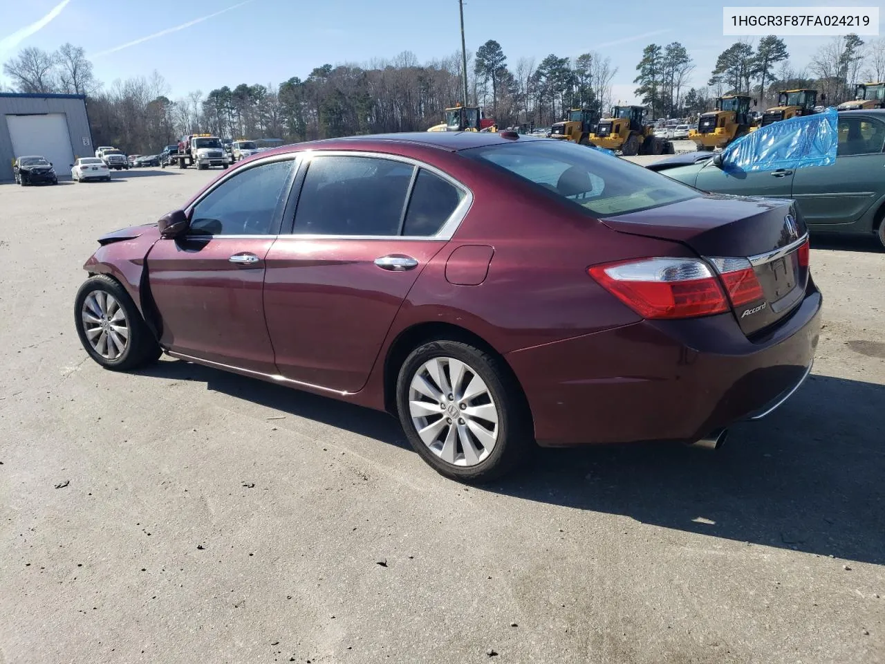 2015 Honda Accord Exl VIN: 1HGCR3F87FA024219 Lot: 40767164