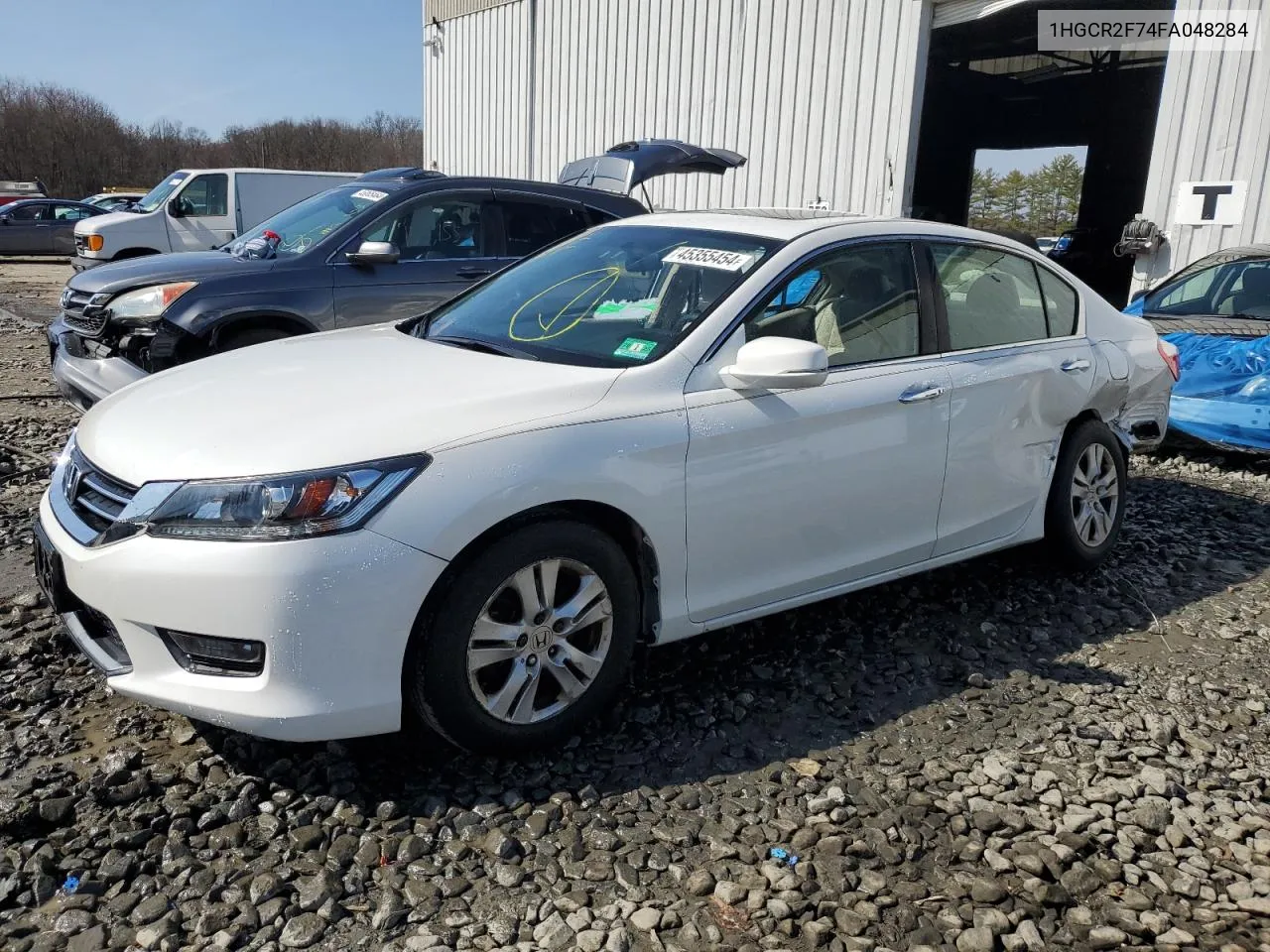 2015 Honda Accord Ex VIN: 1HGCR2F74FA048284 Lot: 45355454