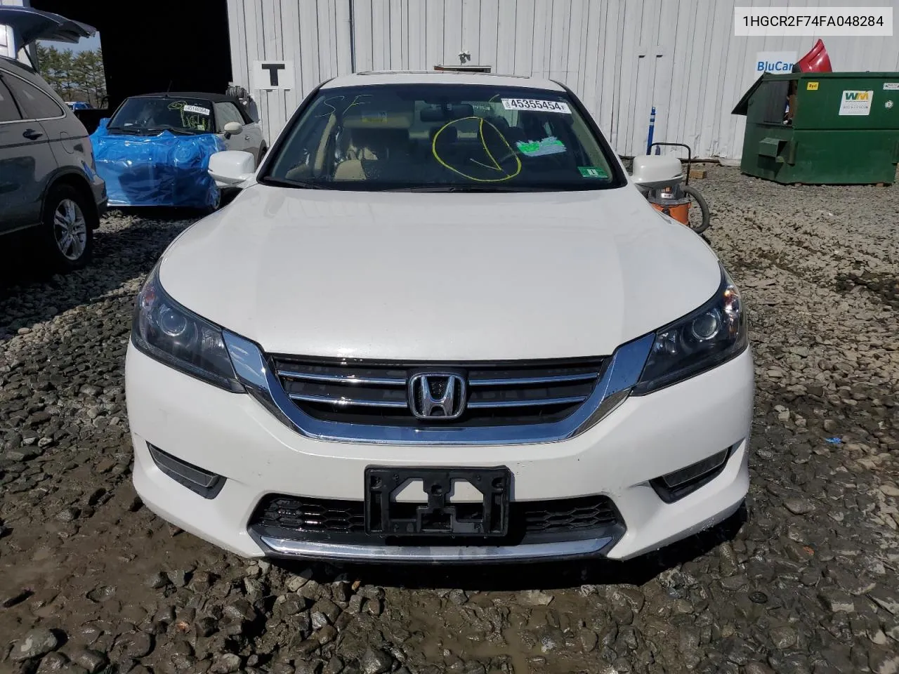 2015 Honda Accord Ex VIN: 1HGCR2F74FA048284 Lot: 45355454