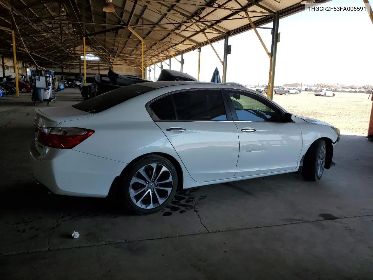 2015 Honda Accord Sport VIN: 1HGCR2F53FA006591 Lot: 53347604