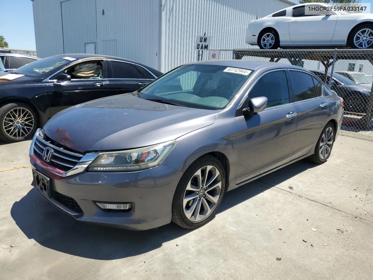 1HGCR2F59FA033147 2015 Honda Accord Sport