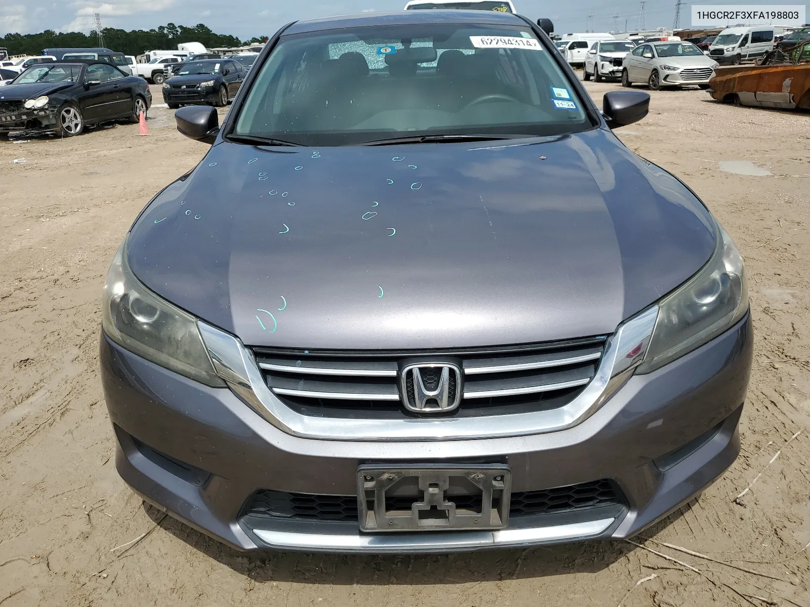 2015 Honda Accord Lx VIN: 1HGCR2F3XFA198803 Lot: 62294314