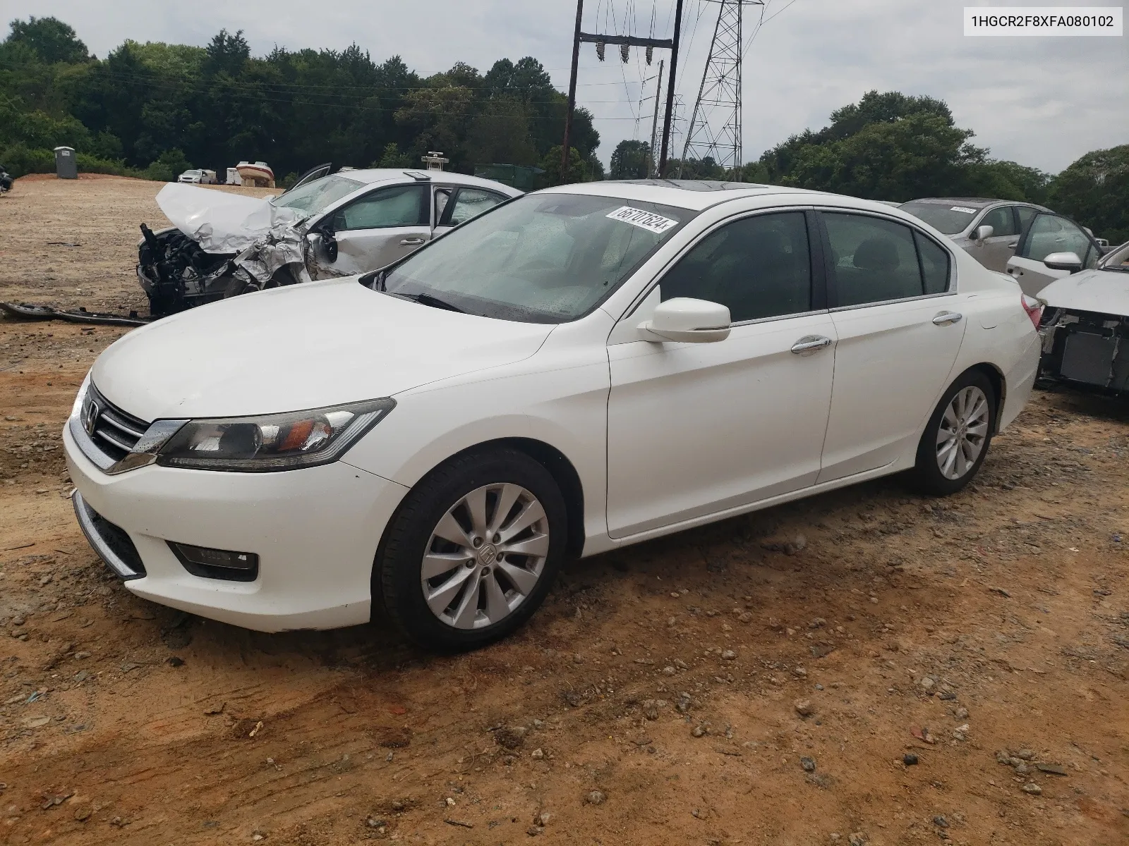 2015 Honda Accord Exl VIN: 1HGCR2F8XFA080102 Lot: 66707624