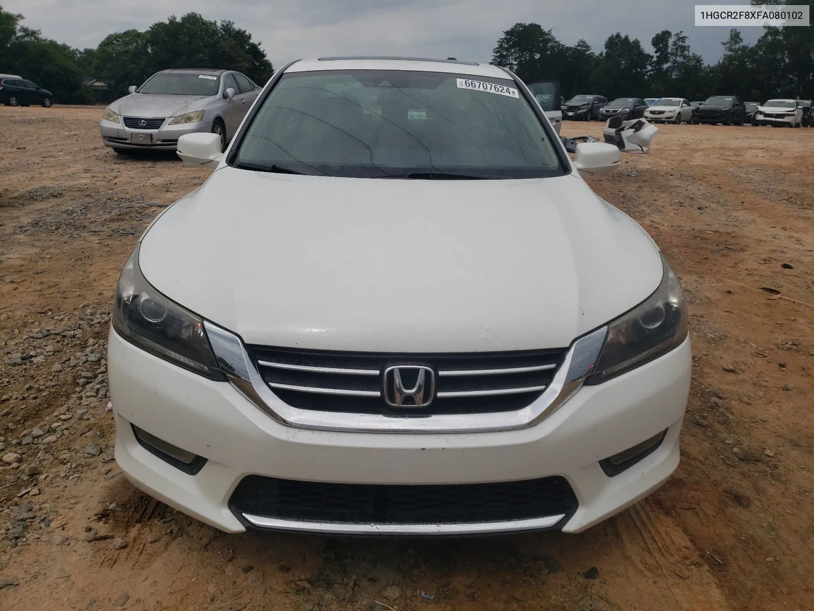 2015 Honda Accord Exl VIN: 1HGCR2F8XFA080102 Lot: 66707624