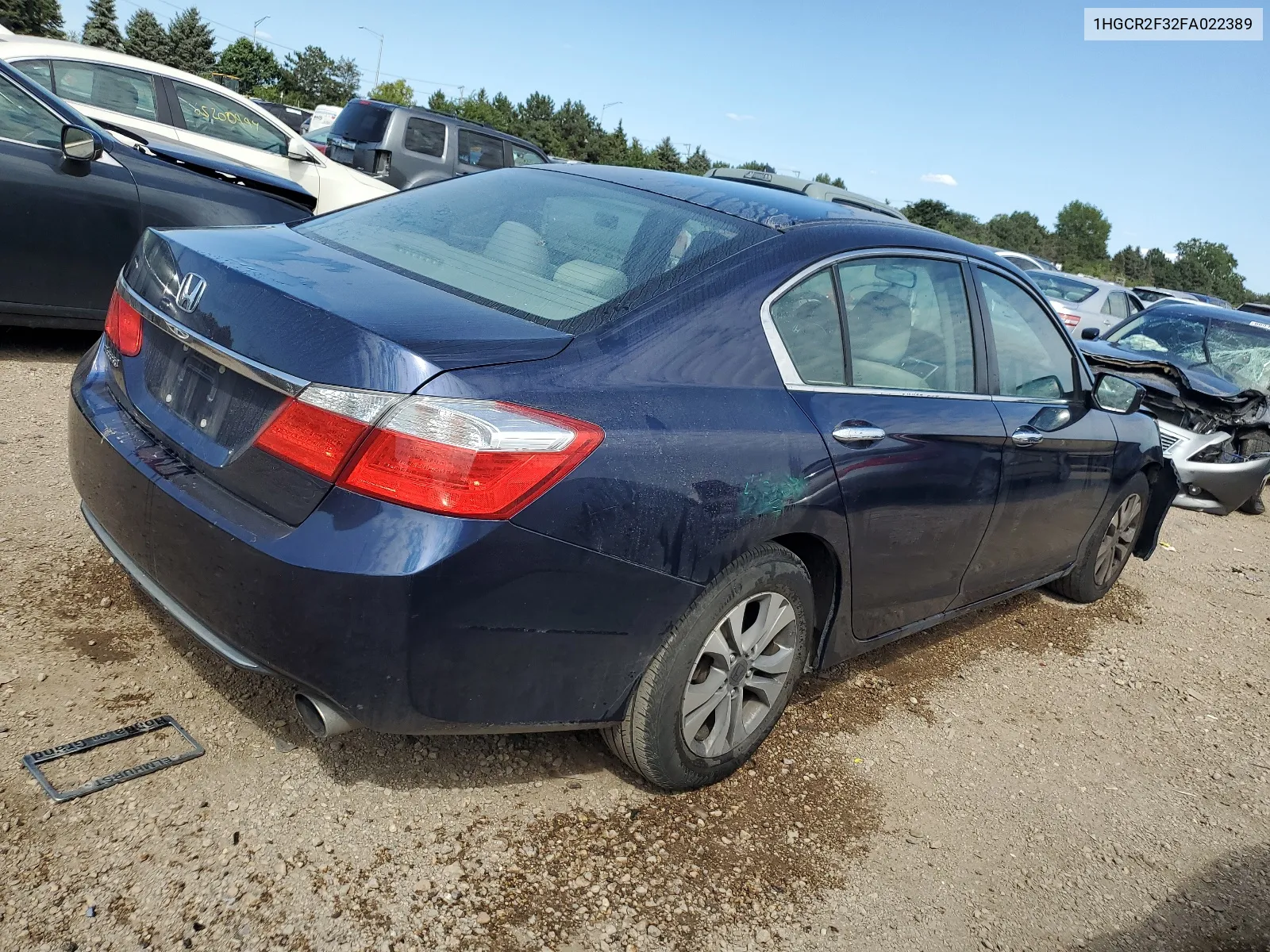 2015 Honda Accord Lx VIN: 1HGCR2F32FA022389 Lot: 66798644