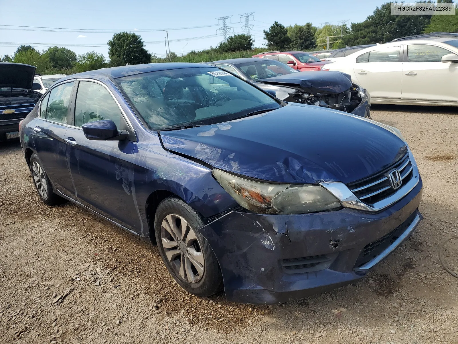 2015 Honda Accord Lx VIN: 1HGCR2F32FA022389 Lot: 66798644