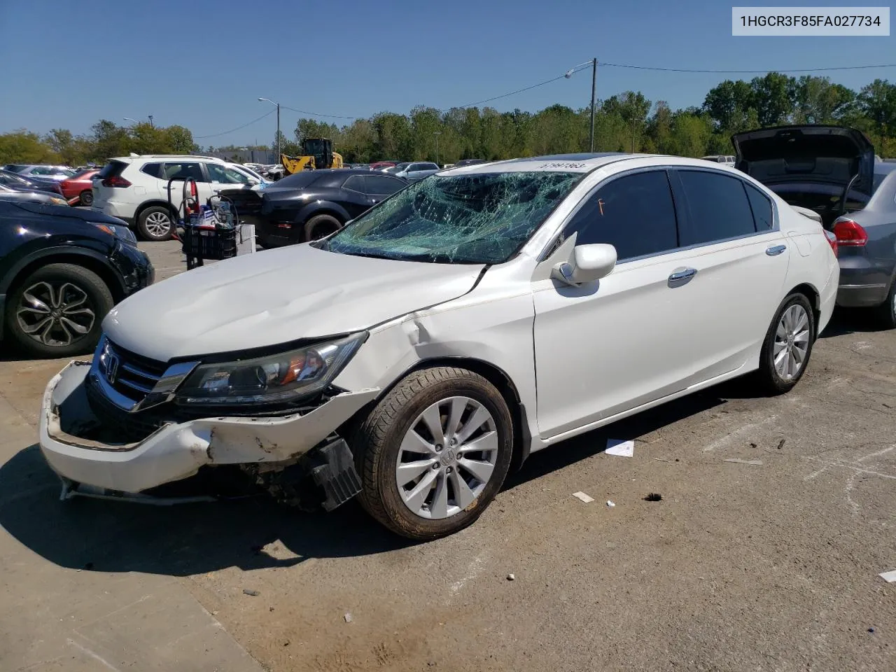 2015 Honda Accord Exl VIN: 1HGCR3F85FA027734 Lot: 67997363