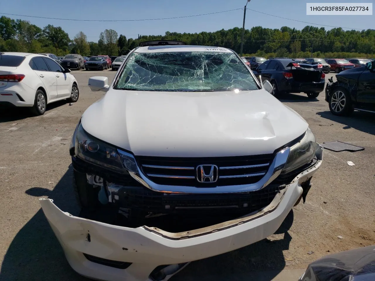 2015 Honda Accord Exl VIN: 1HGCR3F85FA027734 Lot: 67997363