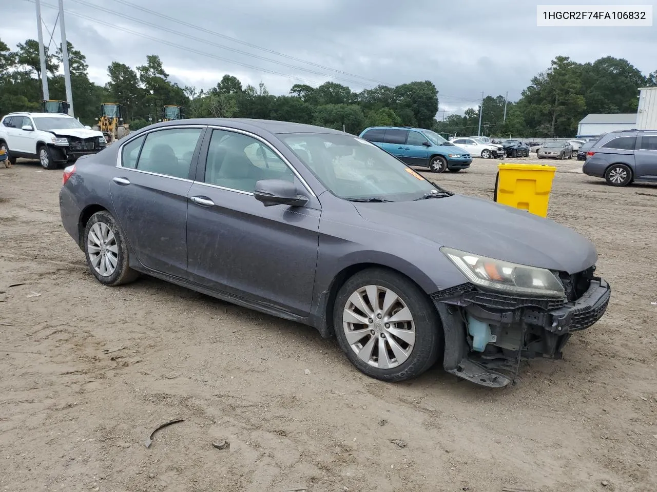 2015 Honda Accord Ex VIN: 1HGCR2F74FA106832 Lot: 71086114