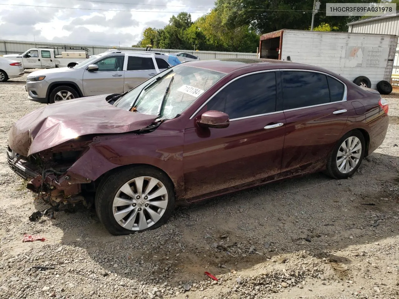 2015 Honda Accord Exl VIN: 1HGCR3F89FA031978 Lot: 71121784