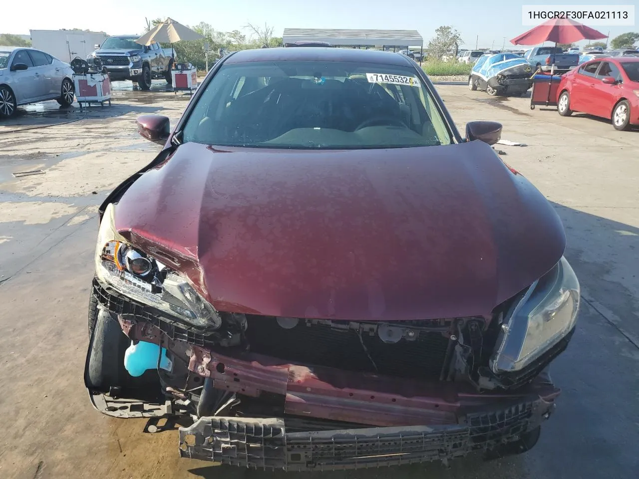 1HGCR2F30FA021113 2015 Honda Accord Lx