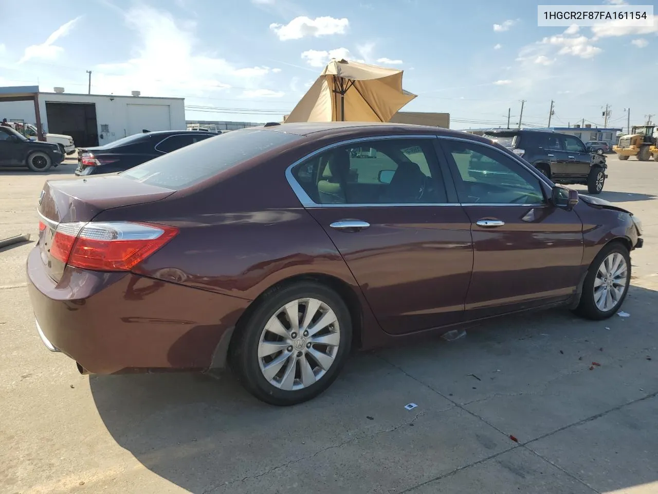 2015 Honda Accord Exl VIN: 1HGCR2F87FA161154 Lot: 72559974