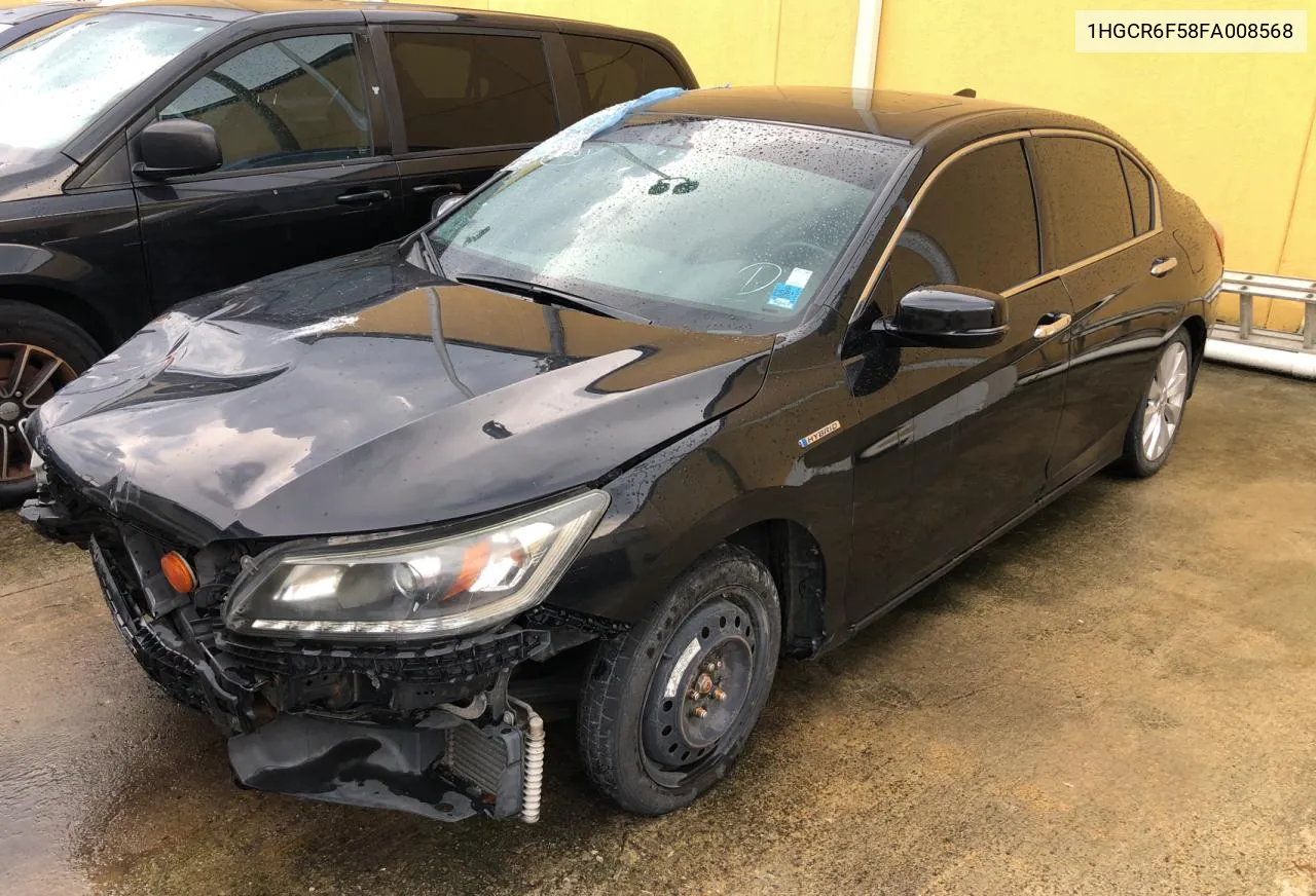 1HGCR6F58FA008568 2015 Honda Accord Hybrid Exl