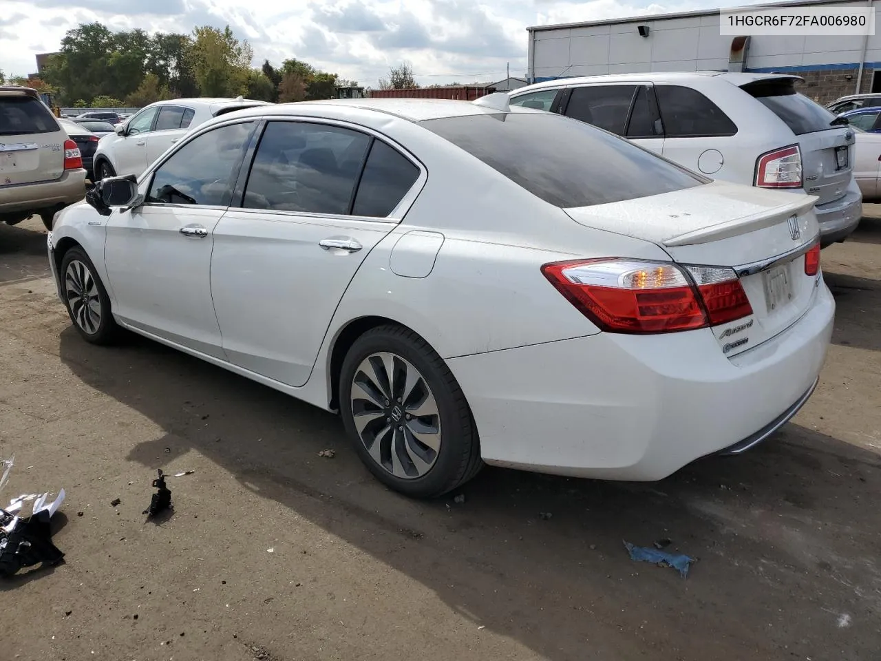 2015 Honda Accord Touring Hybrid VIN: 1HGCR6F72FA006980 Lot: 73539844