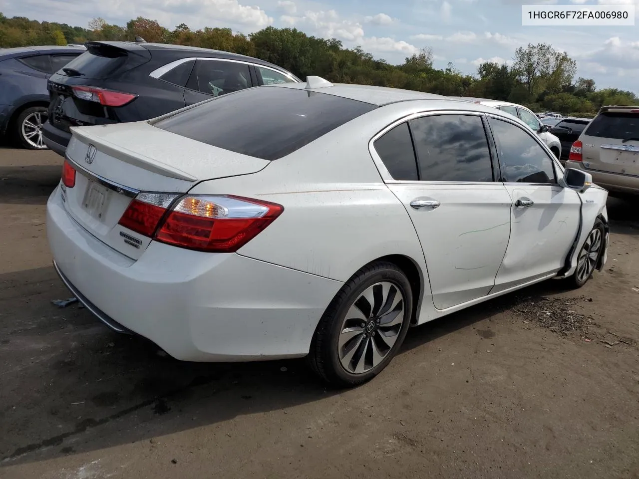 2015 Honda Accord Touring Hybrid VIN: 1HGCR6F72FA006980 Lot: 73539844