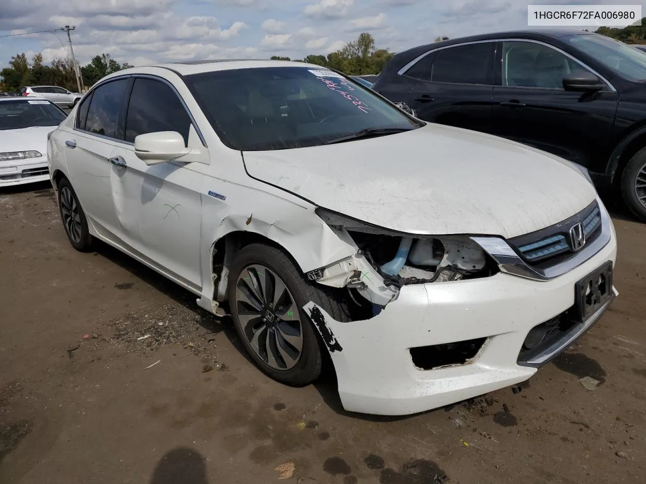 1HGCR6F72FA006980 2015 Honda Accord Touring Hybrid