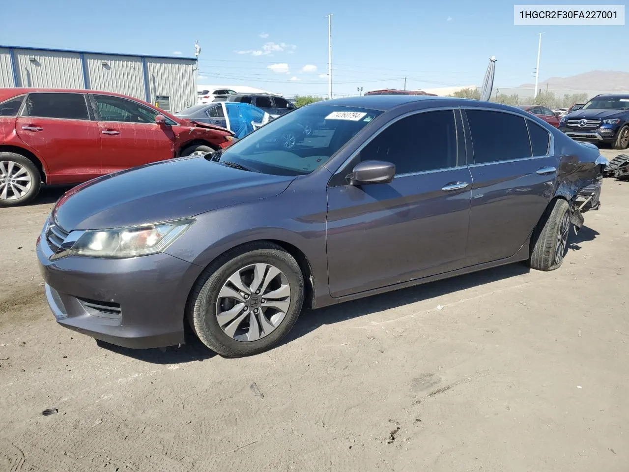 1HGCR2F30FA227001 2015 Honda Accord Lx