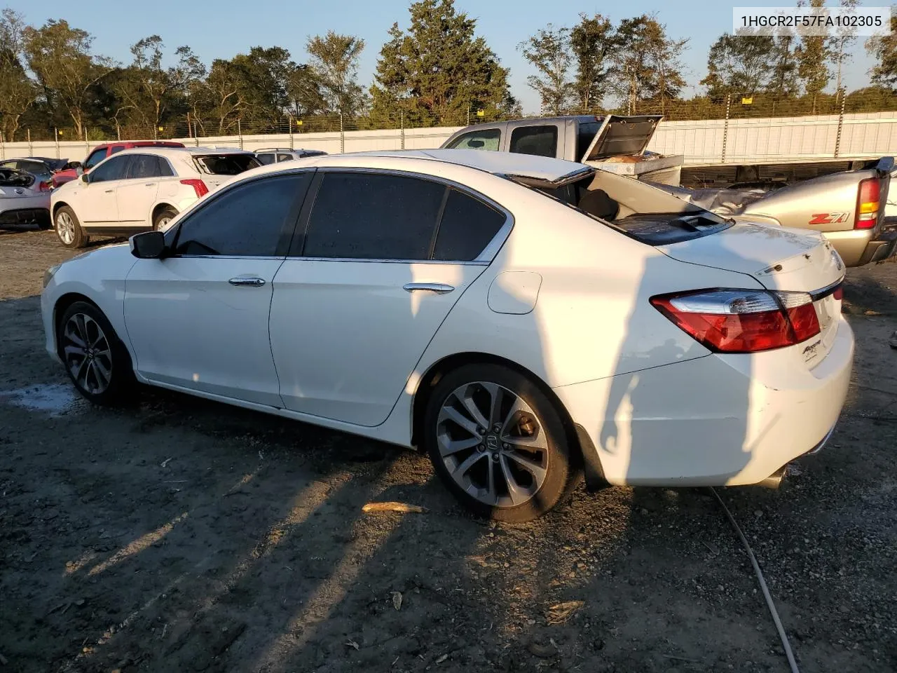 2015 Honda Accord Sport VIN: 1HGCR2F57FA102305 Lot: 74044604