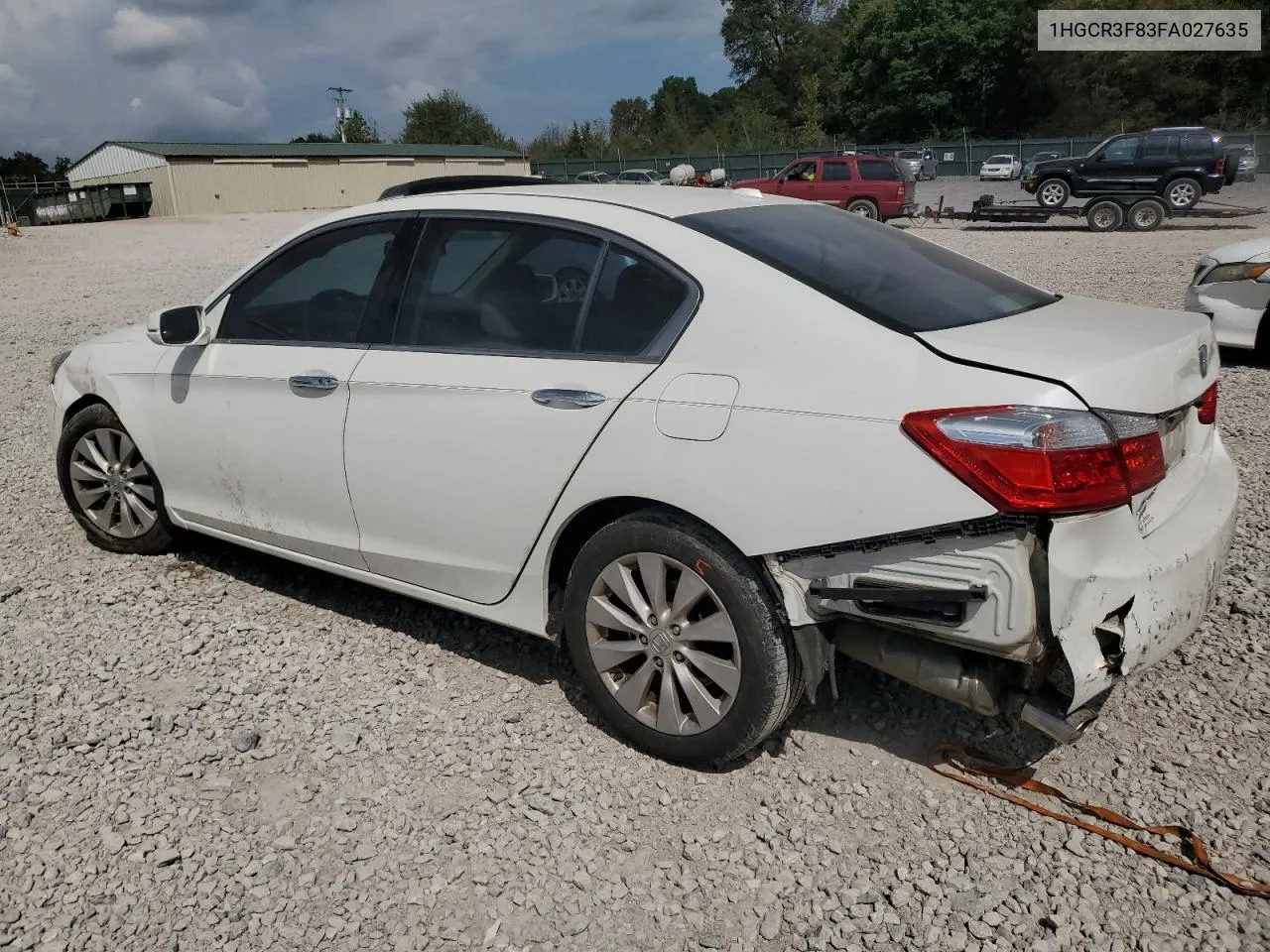 2015 Honda Accord Exl VIN: 1HGCR3F83FA027635 Lot: 74565174