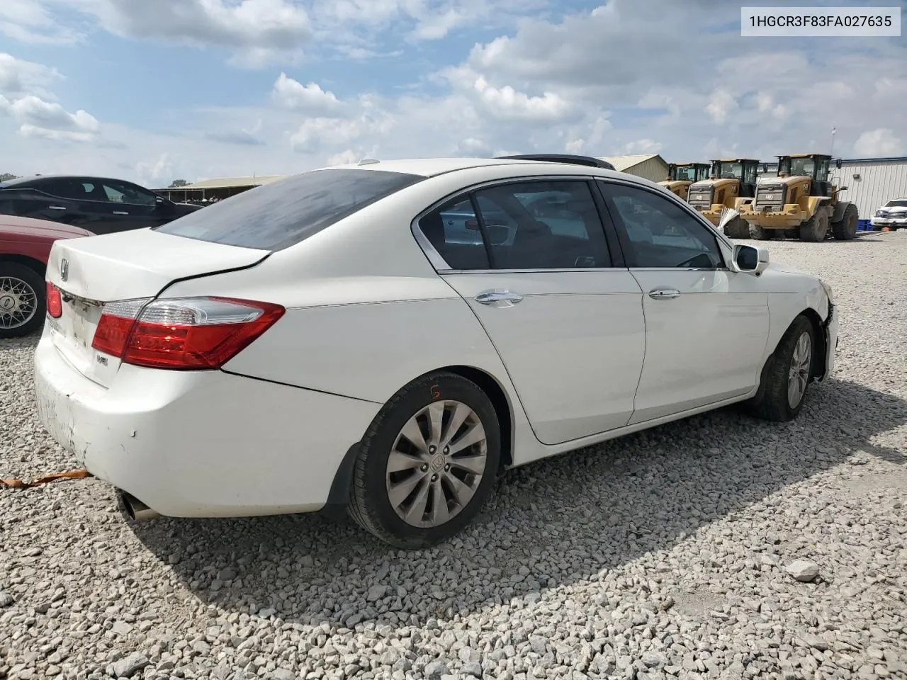 1HGCR3F83FA027635 2015 Honda Accord Exl