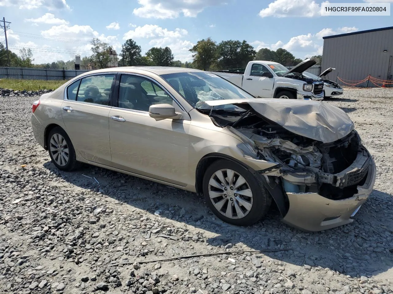 1HGCR3F89FA020804 2015 Honda Accord Exl