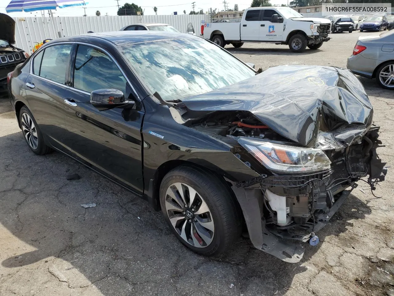 1HGCR6F55FA008592 2015 Honda Accord Hybrid Exl