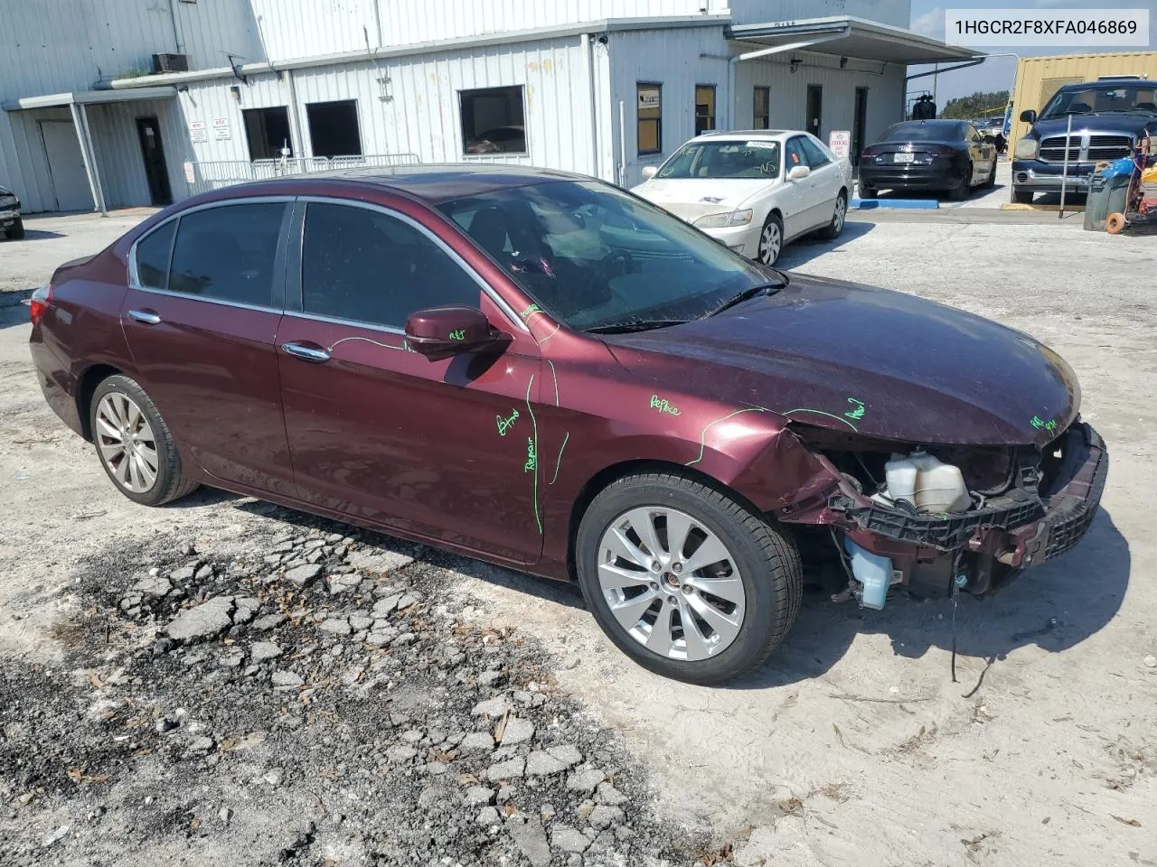 1HGCR2F8XFA046869 2015 Honda Accord Exl