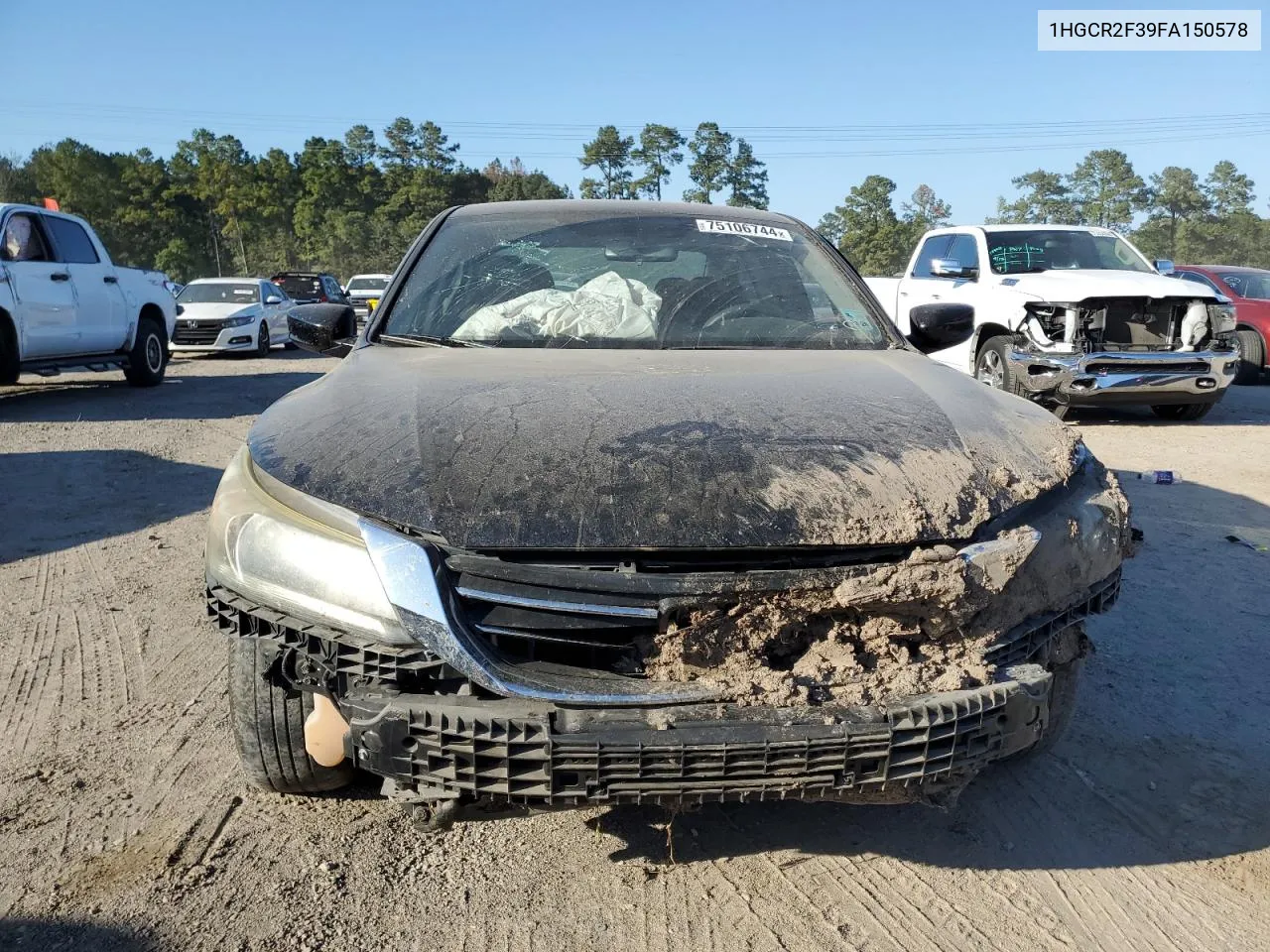 2015 Honda Accord Lx VIN: 1HGCR2F39FA150578 Lot: 75106744