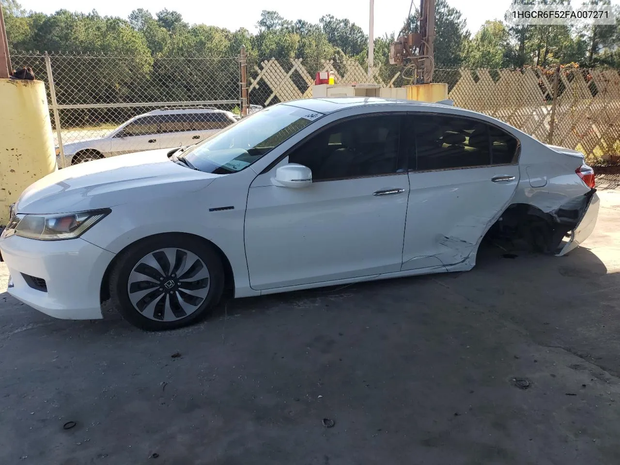 2015 Honda Accord Hybrid Exl VIN: 1HGCR6F52FA007271 Lot: 75114854