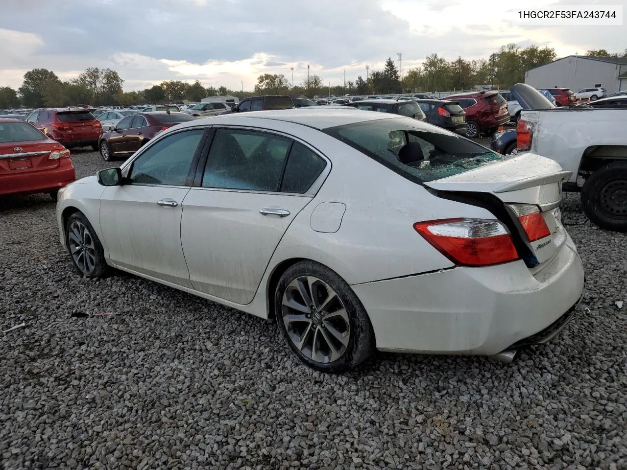 2015 Honda Accord Sport VIN: 1HGCR2F53FA243744 Lot: 76336864