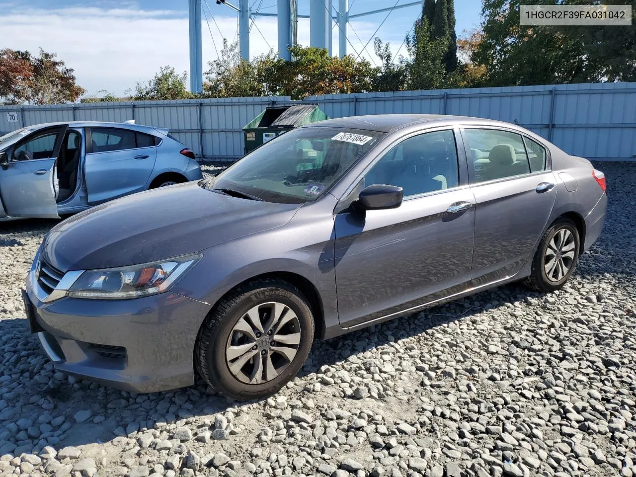 2015 Honda Accord Lx VIN: 1HGCR2F39FA031042 Lot: 76761864