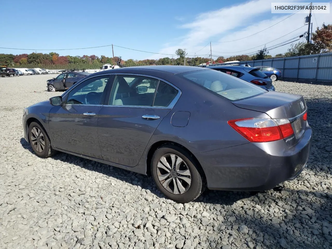 2015 Honda Accord Lx VIN: 1HGCR2F39FA031042 Lot: 76761864