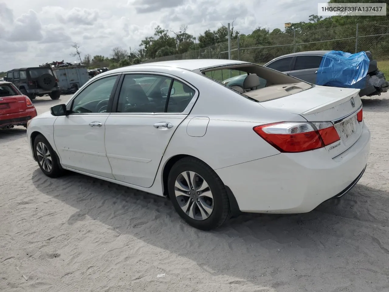 2015 Honda Accord Lx VIN: 1HGCR2F33FA137437 Lot: 76924344