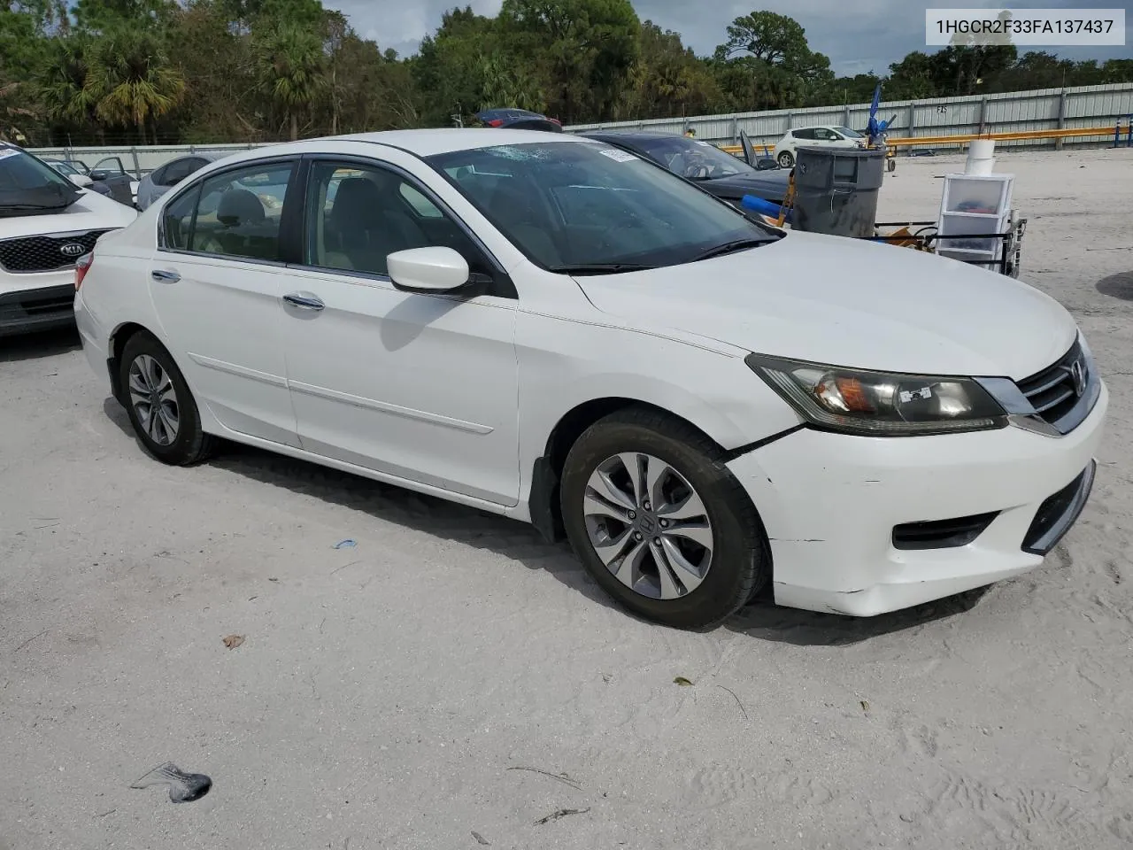 2015 Honda Accord Lx VIN: 1HGCR2F33FA137437 Lot: 76924344