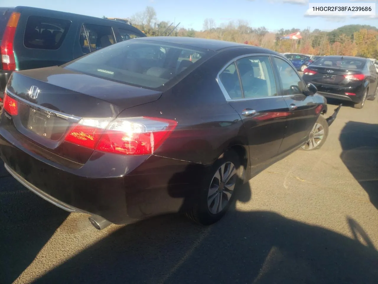 2015 Honda Accord Lx VIN: 1HGCR2F38FA239686 Lot: 77119284