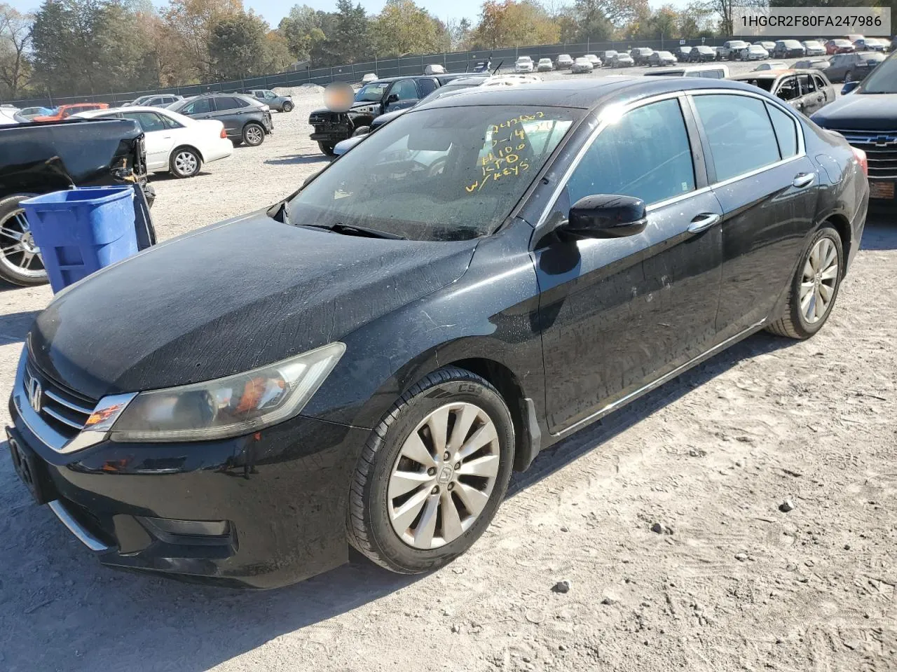 2015 Honda Accord Exl VIN: 1HGCR2F80FA247986 Lot: 77186034