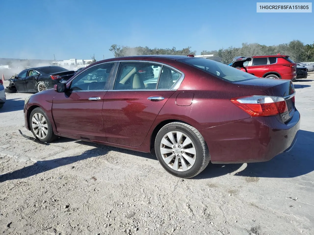 2015 Honda Accord Exl VIN: 1HGCR2F85FA151805 Lot: 77338014