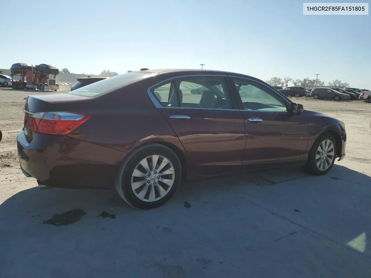 2015 Honda Accord Exl VIN: 1HGCR2F85FA151805 Lot: 77338014