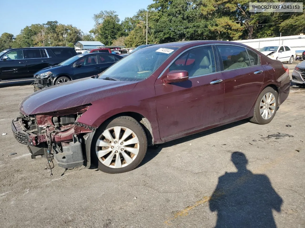 1HGCR2F8XFA243153 2015 Honda Accord Exl