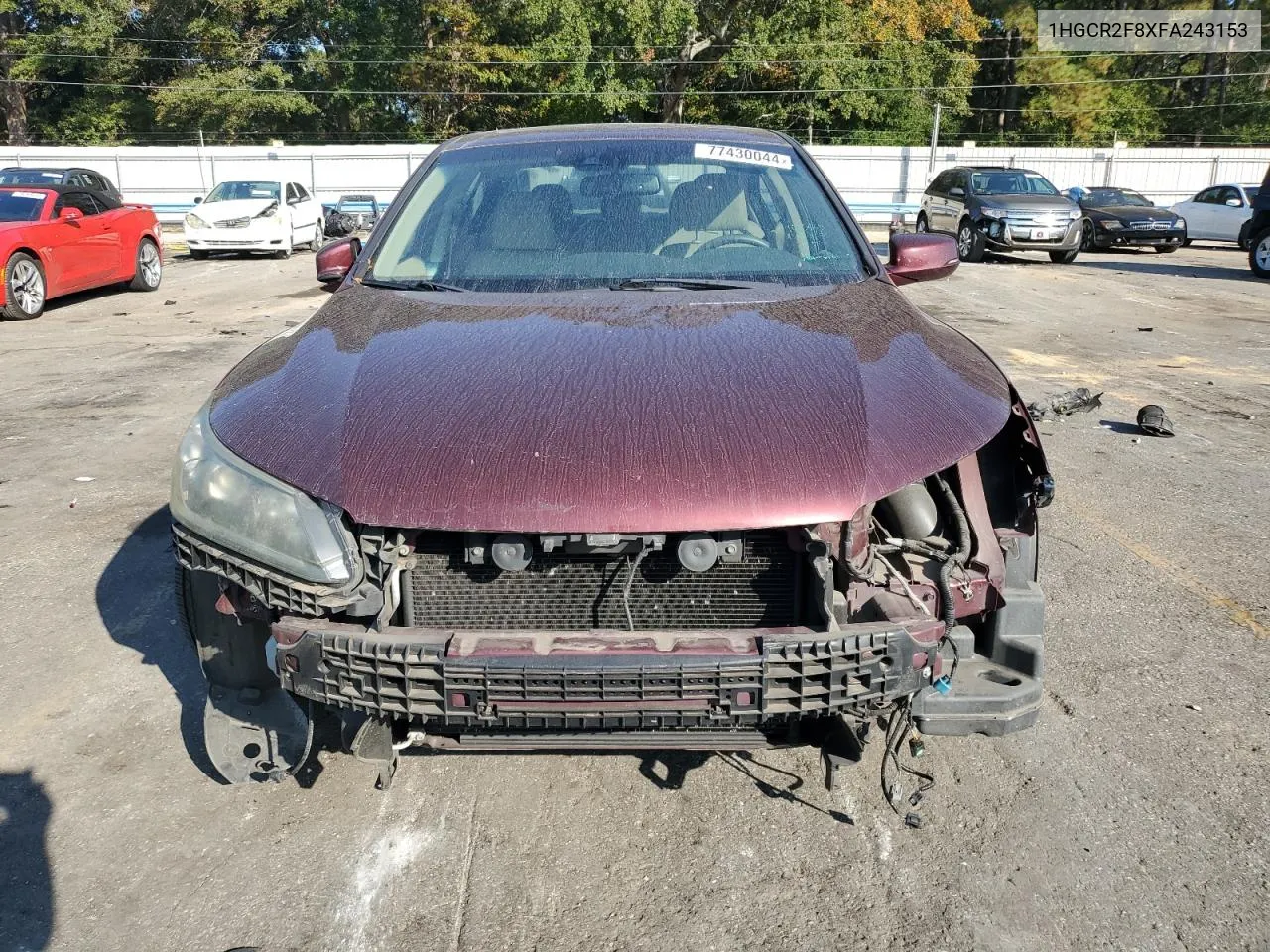 1HGCR2F8XFA243153 2015 Honda Accord Exl