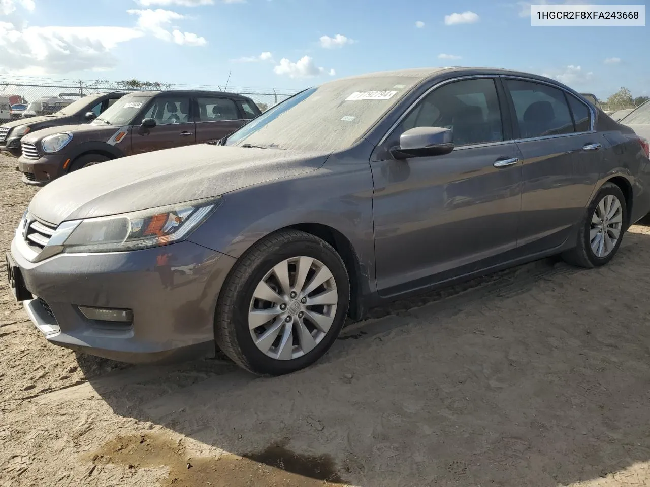 2015 Honda Accord Exl VIN: 1HGCR2F8XFA243668 Lot: 77792794