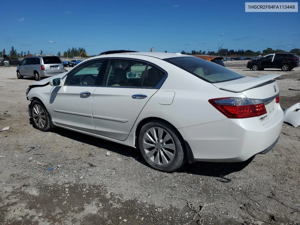 2015 Honda Accord Exl VIN: 1HGCR2F84FA113448 Lot: 77843504