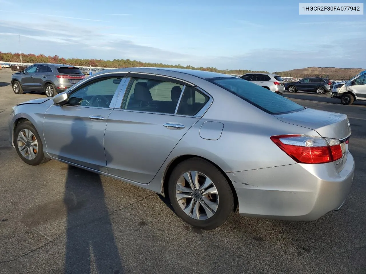 2015 Honda Accord Lx VIN: 1HGCR2F30FA077942 Lot: 77888324